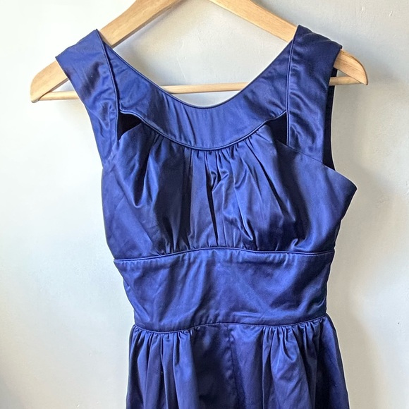 Satin Prom Dress - Picture 3 of 5